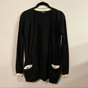 Express black boyfriend cardigan